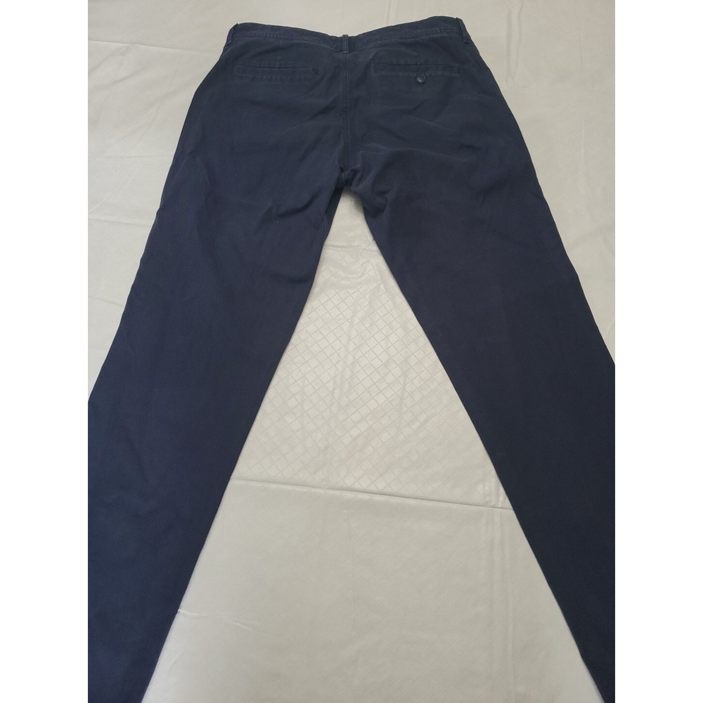 Bonobos Pants Mens 32x32 Navy Blue Slim Fit Stretch Chinos Organic Cotton Casual - Picture 10 of 11